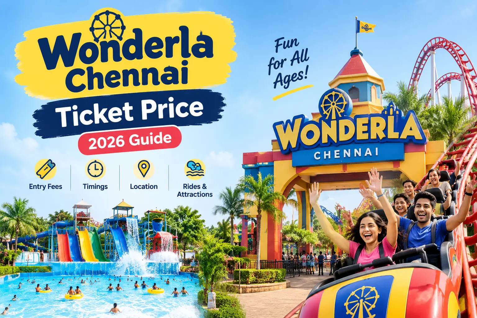 wonderla chennai ticket price​