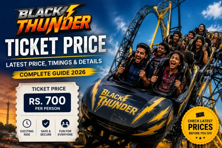 black thunder ticket price​