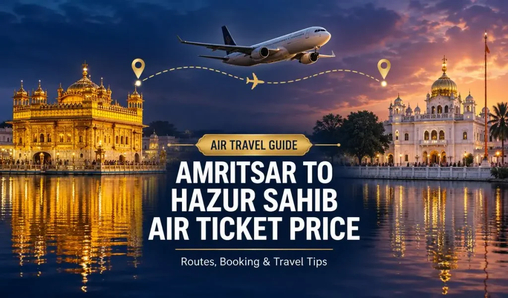 amritsar to hazur sahib air ticket price