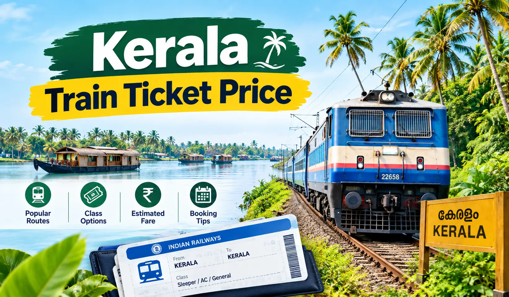 Kerala Train Ticket Price