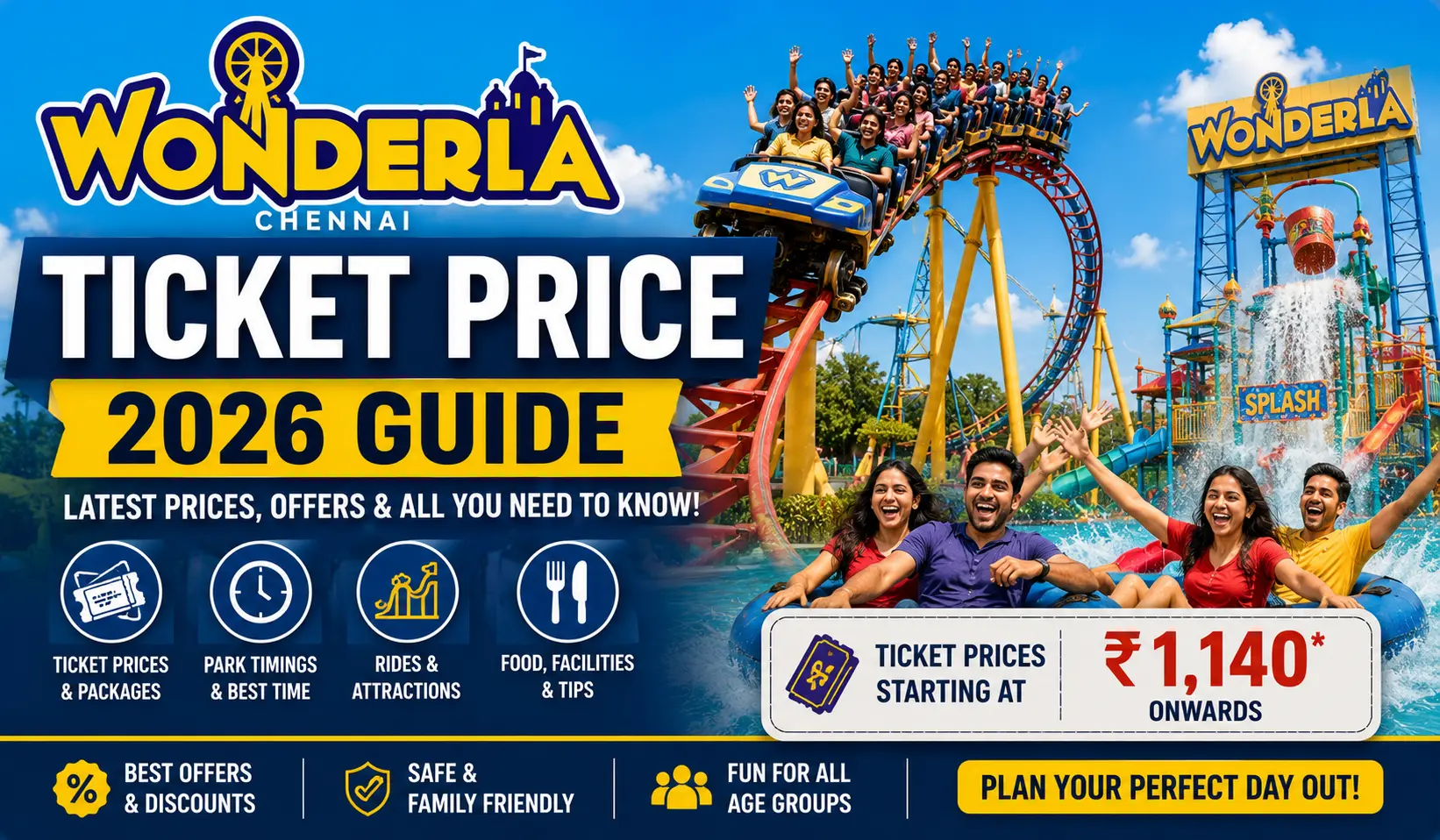 wonderla chennai ticket price