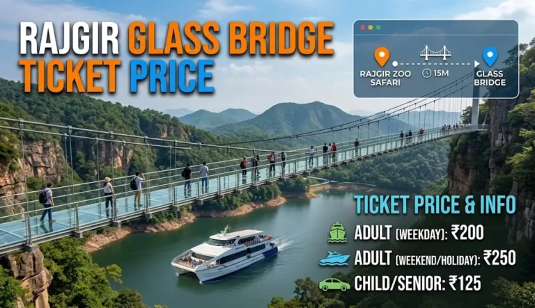 rajgir glass bridge ticket price​