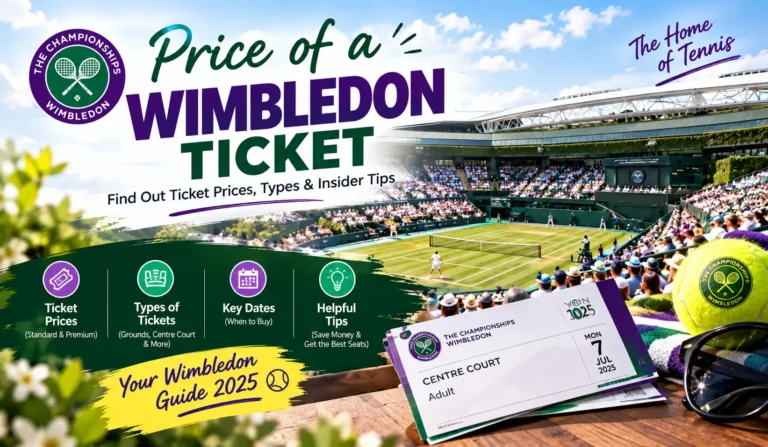 Price of a Wimbledon ticket 2026 at Centre Court and Grounds Pass