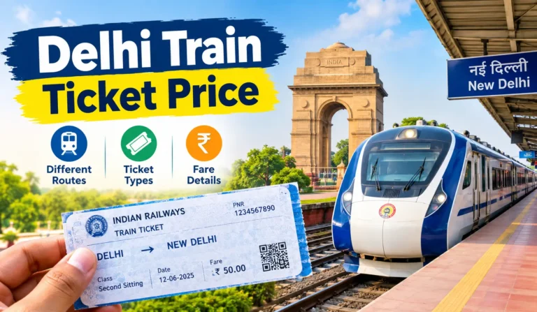Delhi Train Ticket Price