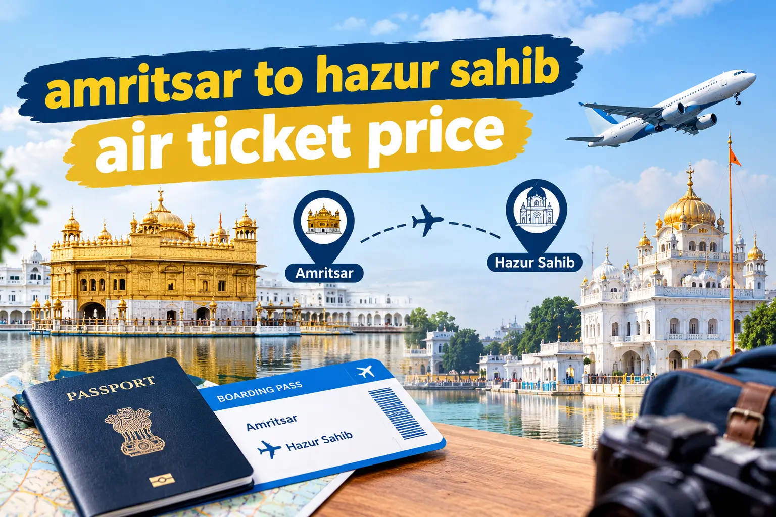 Amritsar to Hazur Sahib Air Ticket Price