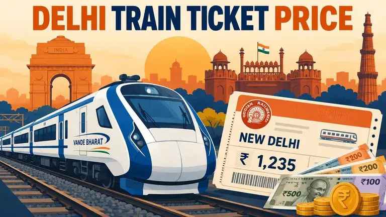 Delhi Train Ticket Price