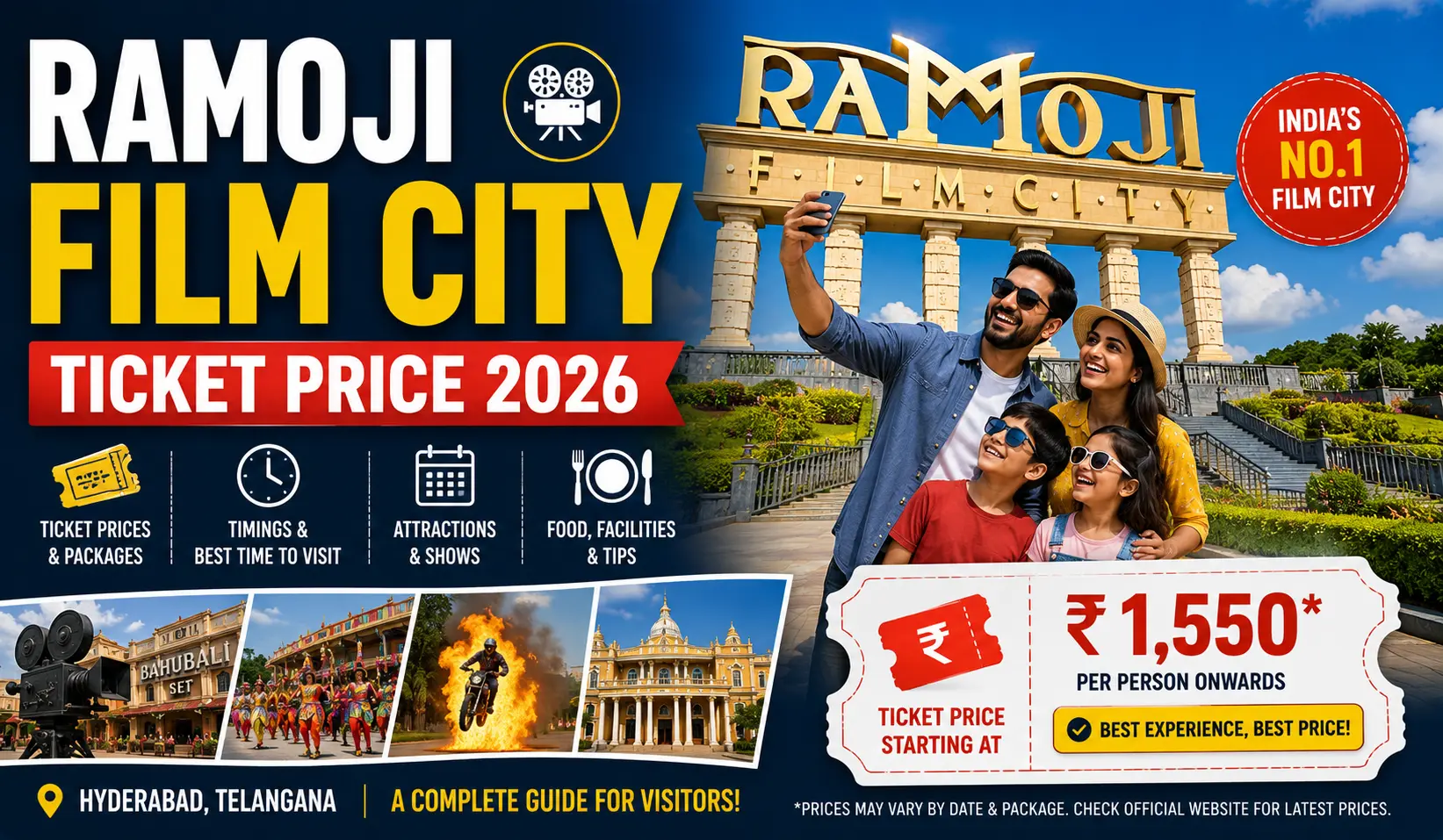 ramoji film city ticket price
