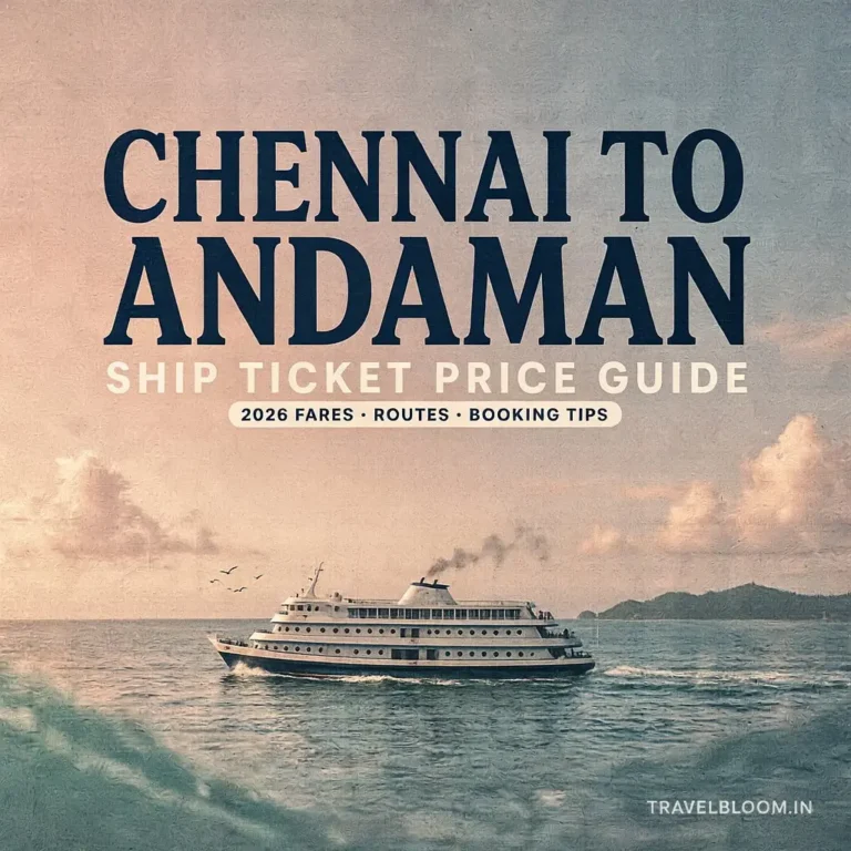 chennai to andaman ship ticket price​