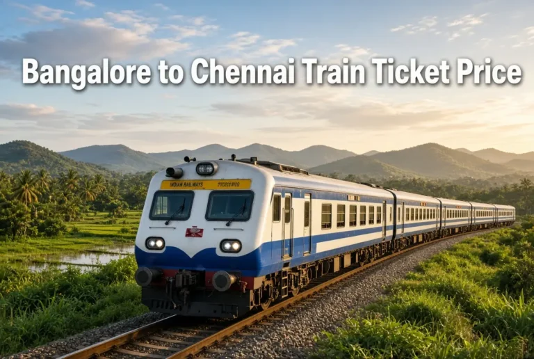 Bangalore to Chennai Train Ticket Price
