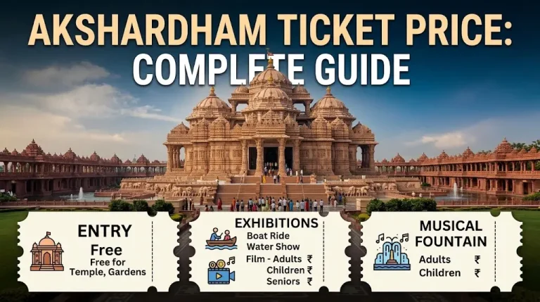akshardham ticket price
