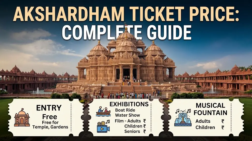 akshardham ticket price