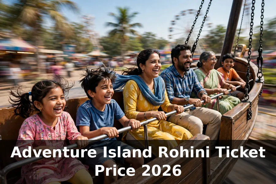 Adventure Island Rohini ticket price 2026