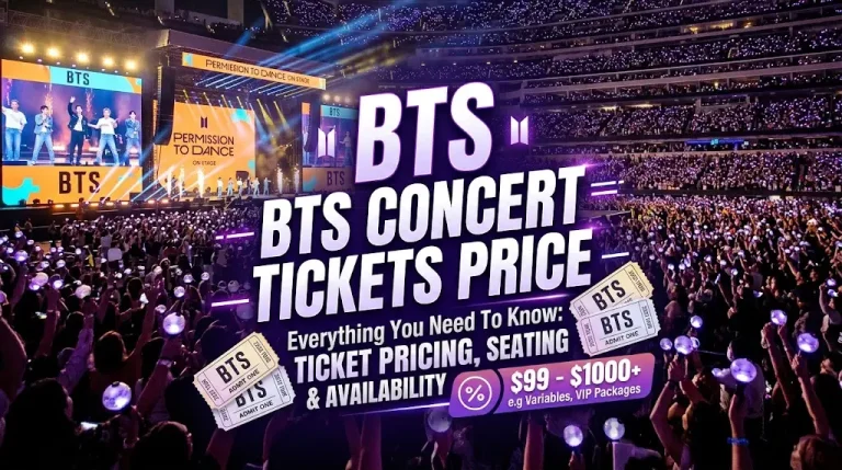 BTS Concert Tickets Price